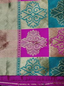 Multicolored Banarasi Silk Saree