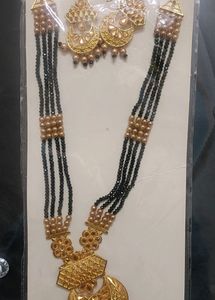 It's New Long Necklace With Earrings
