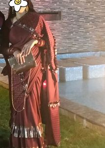 New Ruffal Saree Grab It Fast
