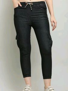 Girlish Jeans CARGO &amp; CROP TOP