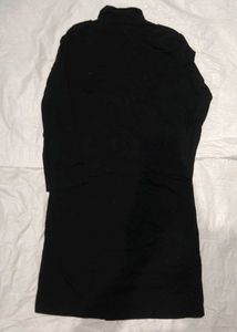 Black Moto Maxi Coat