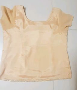 Top Srishti Golden Party Wear