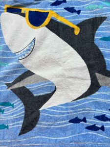 Shark Towel Poncho - Kids Size