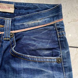 Distressed Wash Jeans