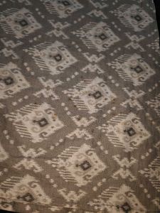 Light Silver Gray Printed Kurti Pant Set