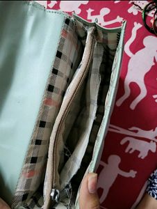 Mint Quilted Crossbody Bag