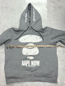 AAPE 🦍A Bathing Ape Grey Fleece Hoodie