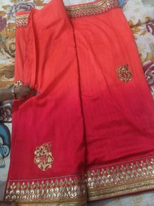Silk Heavy  Partywear Gottapatti Elegant Saree