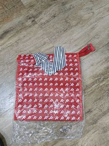 Radhey Shopping Bag With Zip And Black Style Hand