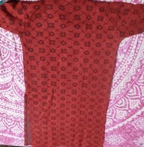 Floral Knit Kurti/Dress