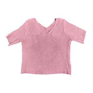 Winter Pink Crop Top