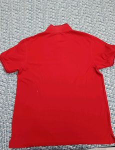 Spiritus By Pantaloons Red Polo T-shirt