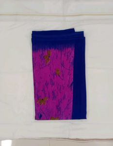 Elegant Floral Print Saree