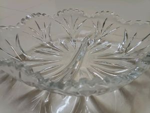 Glassware Chocolate Jar And Fruit Plate