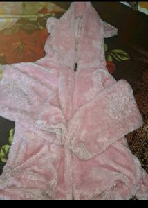 Girls Pink 'Smile' Pajama Set