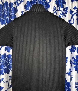 Black Divided Buttoned Top