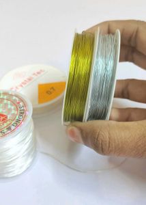 Elastic String Cord, Guage Wire For Jewelry Makin
