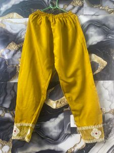Mustard Kurta Set For Women