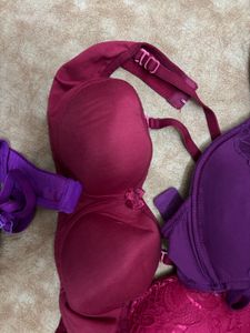 Burgundy &amp; Purple Bra Bundle