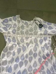 Elegant Leaf Print Gown