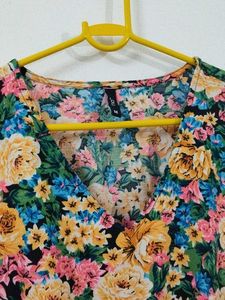 Floral Print Mini Dress