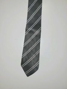 Striped Gray Tie