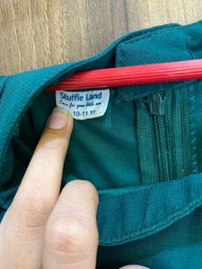 Dark Green Kids Jumpsuit