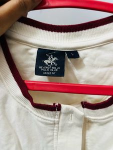 White Full Sleeve Tshirt