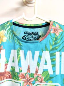 Men&#39;s cotton floral tshirt