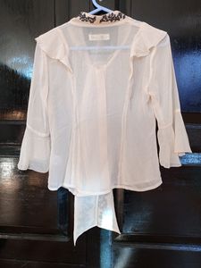 Women Bow Tie Formal Top