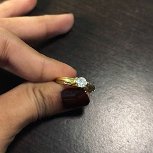 Gold Ring with Stone