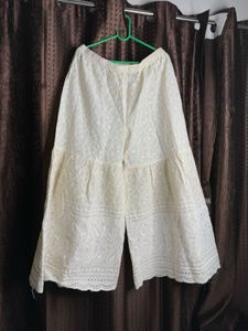 Chikankari Plazoo Set 🤍