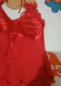 Red vintage top