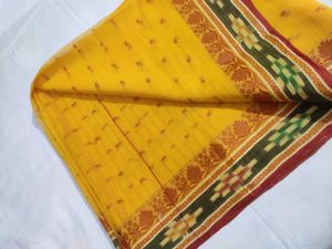Yellow Tant Saree