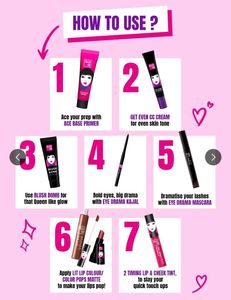 ELLE 18 Makeup Kit With Pouch