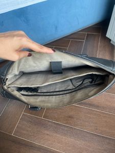 Leather Laptop Bag/have Some Fading On The Edges