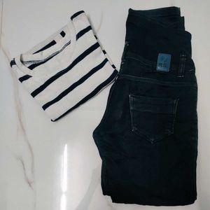 Printesty COMBO of TOP &amp; JEANS