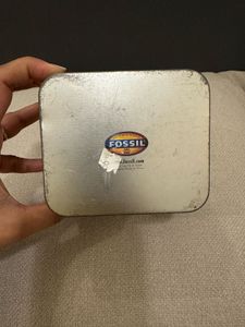 🕰️ Fossil Collectible Travel Clock – Never Used