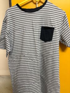 Striped T-Shirt with Pocket