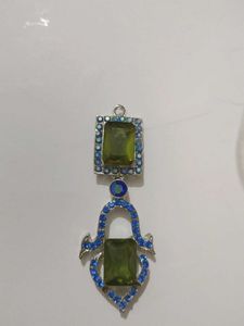 Green Stone Earrings