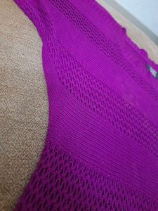 Knitted Top Girl Women Stretchable Office College