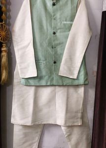 Boys' Ethnic Kurta Set with Vest