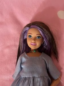 Doll with blue dress