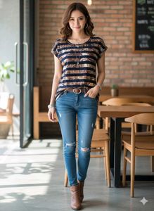 Stylish Striped Tee
