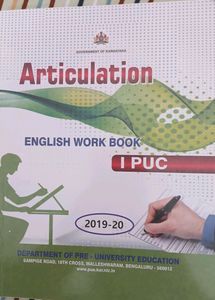 1st And 2nd Puc English &amp; hindi Workbook