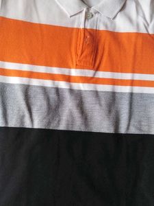 Boys Striped Polo T-shirt