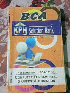 Bca 1st Semester Solution Bank