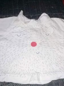 Cute White Graphic Tee