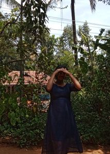 Navy Blue Dress🌀🤍