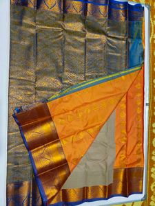Elegant Orange Saree